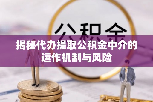 六枝揭秘代办提取公积金中介的运作机制与风险