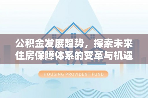 六枝公积金发展趋势，探索未来住房保障体系的变革与机遇