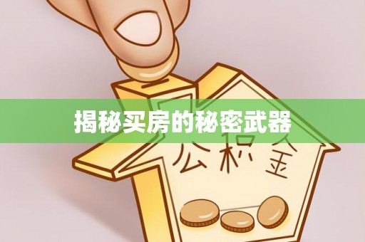 六枝揭秘买房的秘密武器