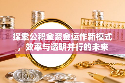 六枝探索公积金资金运作新模式，效率与透明并行的未来