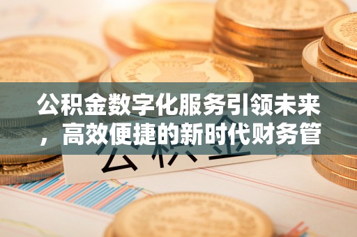 六枝公积金数字化服务引领未来，高效便捷的新时代财务管理