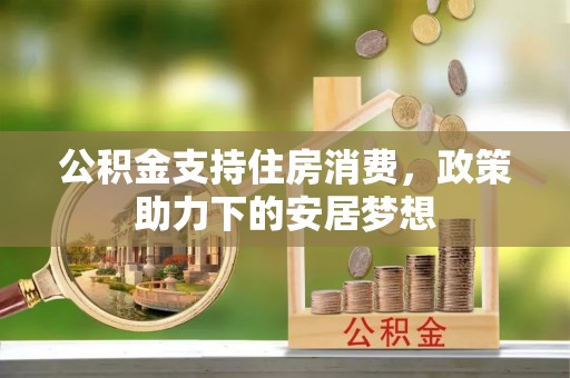 六枝公积金支持住房消费，政策助力下的安居梦想