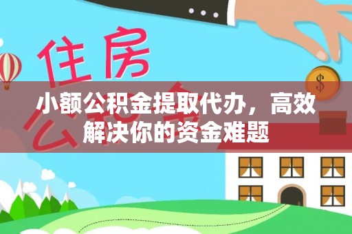 六枝小额公积金提取代办，高效解决你的资金难题