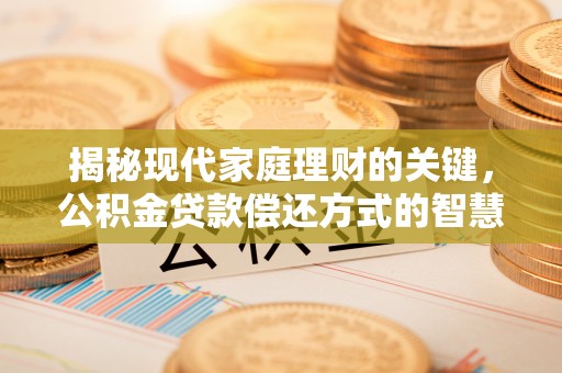 六枝揭秘现代家庭理财的关键，公积金贷款偿还方式的智慧选择