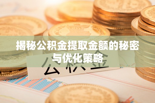 六枝揭秘公积金提取金额的秘密与优化策略