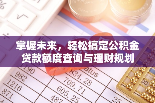 六枝掌握未来，轻松搞定公积金贷款额度查询与理财规划