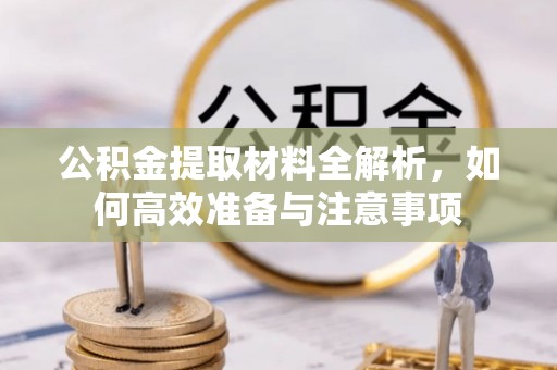 六枝公积金提取材料全解析，如何高效准备与注意事项