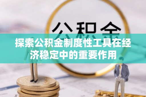 六枝探索公积金制度性工具在经济稳定中的重要作用