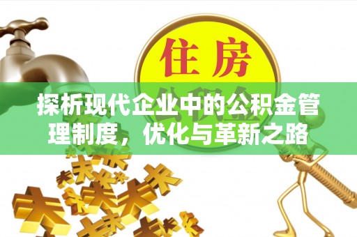 六枝探析现代企业中的公积金管理制度，优化与革新之路