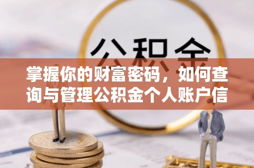 六枝掌握你的财富密码，如何查询与管理公积金个人账户信息