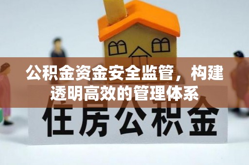 六枝公积金资金安全监管，构建透明高效的管理体系