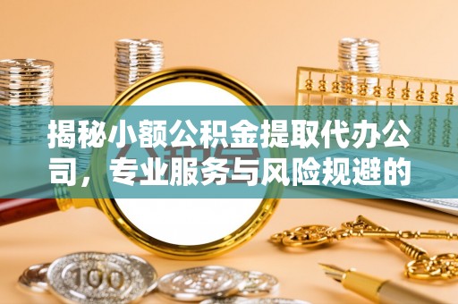 六枝揭秘小额公积金提取代办公司，专业服务与风险规避的平衡艺术