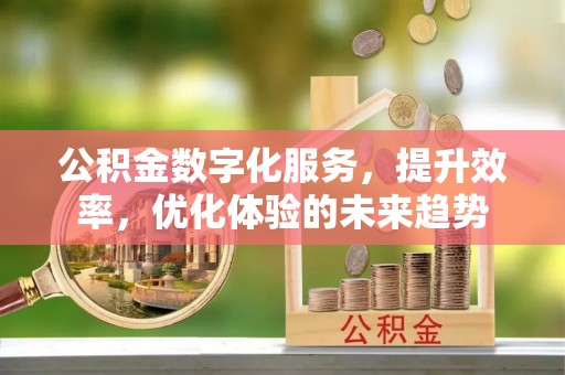 六枝公积金数字化服务，提升效率，优化体验的未来趋势