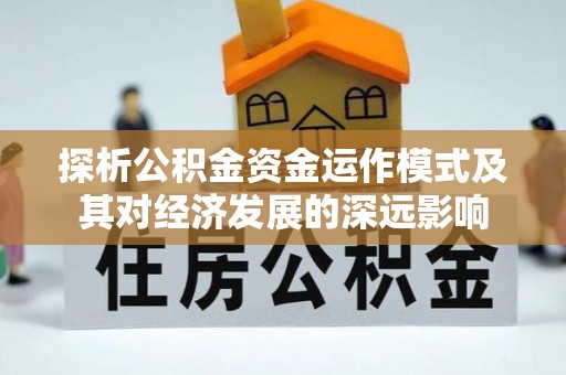 六枝探析公积金资金运作模式及其对经济发展的深远影响