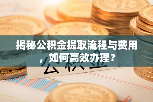 六枝揭秘公积金提取流程与费用，如何高效办理？