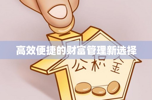 六枝高效便捷的财富管理新选择